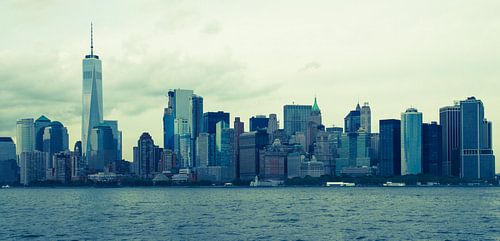 Skyline van Manhattan, New York City by Hans Wijnveen