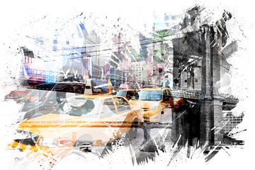 Modern Art NYC Collage by Melanie Viola