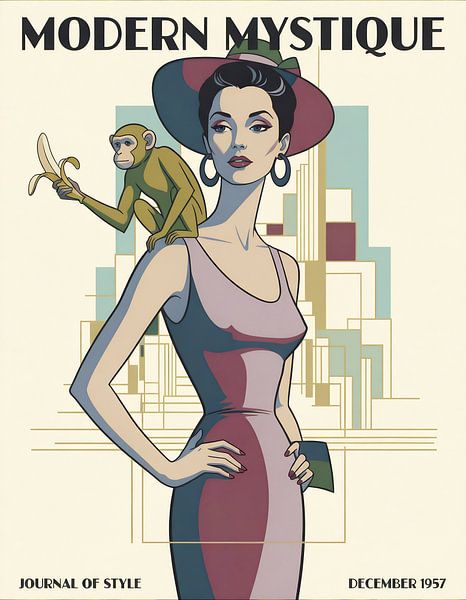 Modern Mystique : l'élégance des années 1950 avec une touche ludique par Jan Keteleer