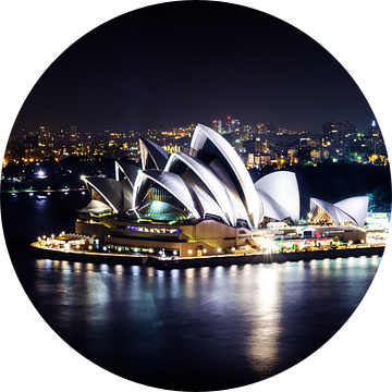 Sydney Opera House in Australië | nachtfoto van Ricardo Bouman