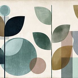 Leaf Composition | Leaf Shapes by ARTEO Paintings