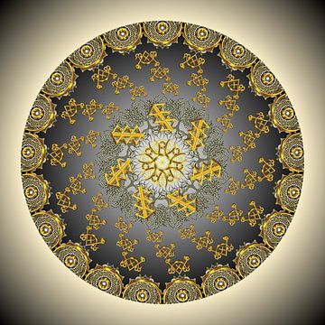 Mandala de cristal Déesse de la Lune LUNA sur SHANA-Lichtpionier