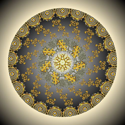 Kristal Mandala-Maan Godin LUNA