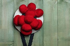 alter Schwarzwälder Bollenhut von Jürgen Wiesler