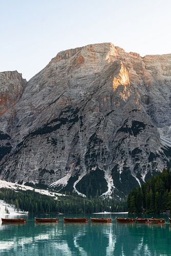 Lago di Braies, Dolomieten