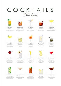 Cocktailgrafiek van Christopher Deitch