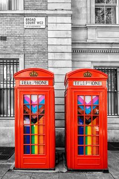 LONDON klassieker met een boodschap - Colourkey van Melanie Viola