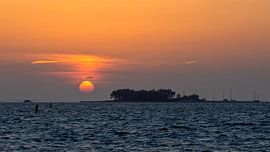 Zonsondergang Grevelingenmeer von Bram van Broekhoven