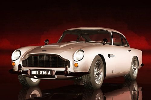 Klassieke auto -oldtimer Aston Martin DB5