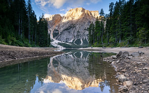 Pragser Tal, Südtirol, Italien