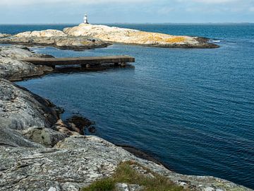 Lighthouse on Marstrand by Bert Cornelissen