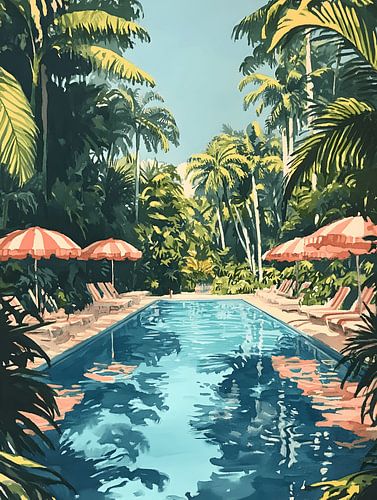 Beverly Hills Poolside