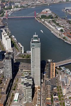 Luftbildaufnahme Rotterdam Zalmhaventoren