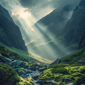 Vallei van Vallend Licht van Femea Stille Landschappen