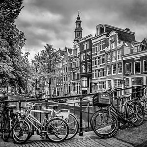 AMSTERDAM Bloemgracht noir et blanc 
