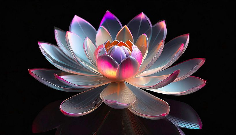 Flower with colours by Mustafa Kurnaz