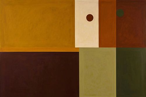 Formes géométriques dans des tons chauds