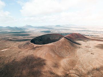 Vulkaan Calderón Hondo op Fuerteventura by Bas van der Gronde