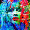 Brigitte Bardot Splash Pop Art PUR van Felix von Altersheim