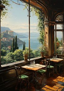Italien Poster Kunstdruck See