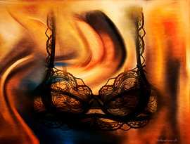 & ’s ‘Bernsteinglut’ – An elegant, sensual still life (fine art wall hanging)