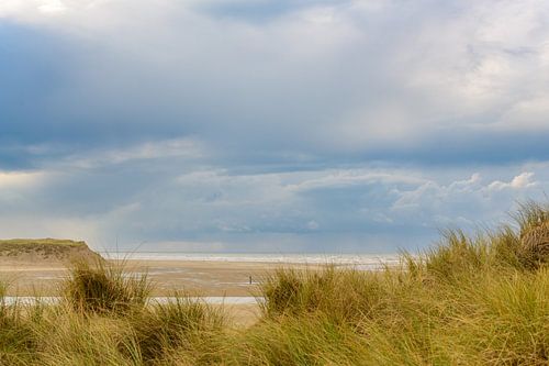 Sluftervallei bij het strand van Texel