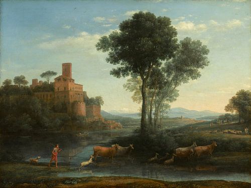 Landschap met de reis van Jacob, Claude Lorrain