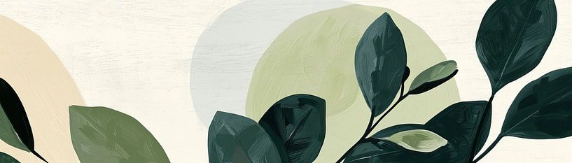 Groene Bladeren van De Mooiste Kunst