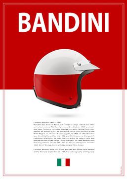 Lorenzo Bandini Helm van Theodor Decker