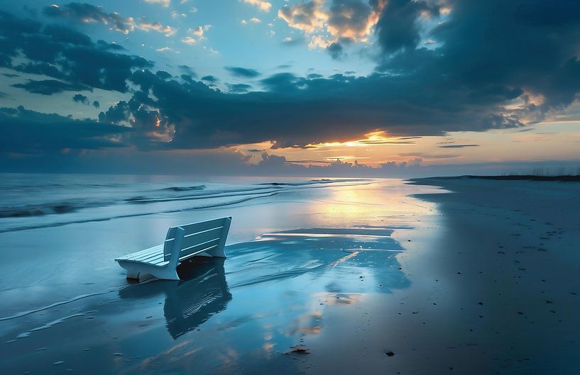 Horizon ontmoet zand van fernlichtsicht