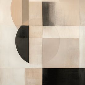 Modern abstract, Japandi stijl van Japandi Art Studio