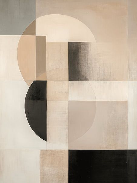 Modern abstract, Japandi stijl van Japandi Art Studio