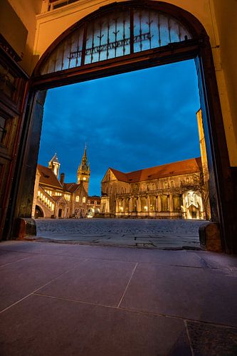 Uitzicht door de onderdoorgang