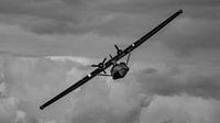 Consolidated PBY Catalina in zwart-wit.