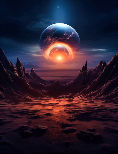 In het universum