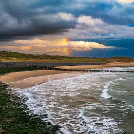 Rainbow by the sea
