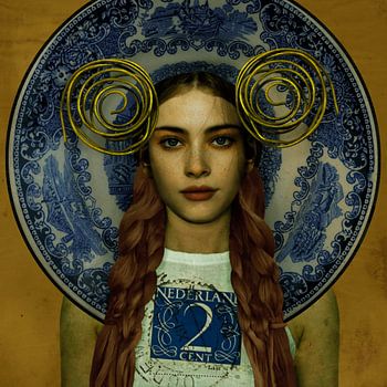 Vintage Beauty Dutch Blue