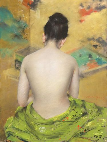 Studie in Hautfarben und Gold