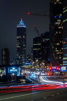 Tour du port de Salmon la nuit