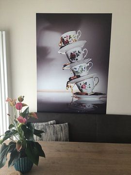 Kundenfoto: Stillleben eines hohen Tees von Dina van Vlimmeren