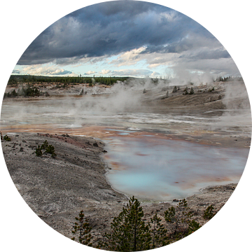 porcelain basin - yellowstone national park van Koen Ceusters