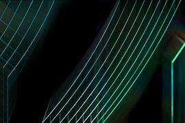 Grüne geschwungene Linien von Greetje van Son