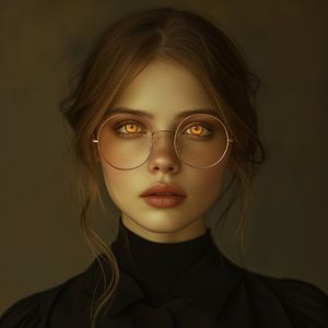 Funkelnde Augen