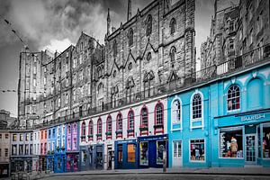Victoria Street à Édimbourg - Colorkey