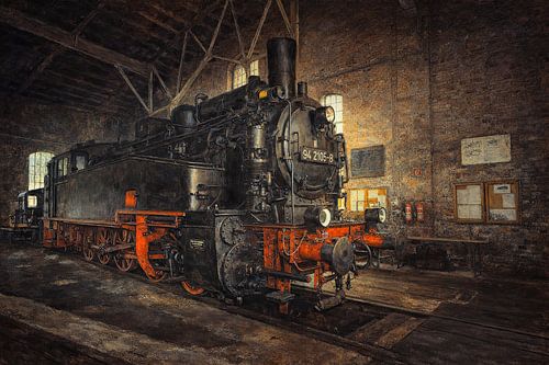 Steam locomotive 942105-8