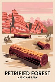 Petrified Forest National Park by Poster Art Shop