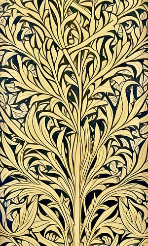 Plante stylisée - impression décorative