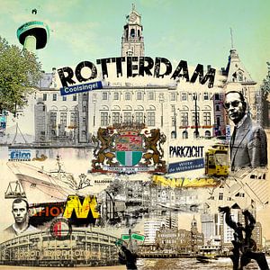 Rotterdam Collage van Rene Ladenius Digital Art