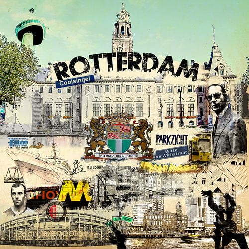 Rotterdam Collage by Rene Ladenius Digital Art