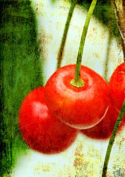 Red Cherries van Roswitha Lorz